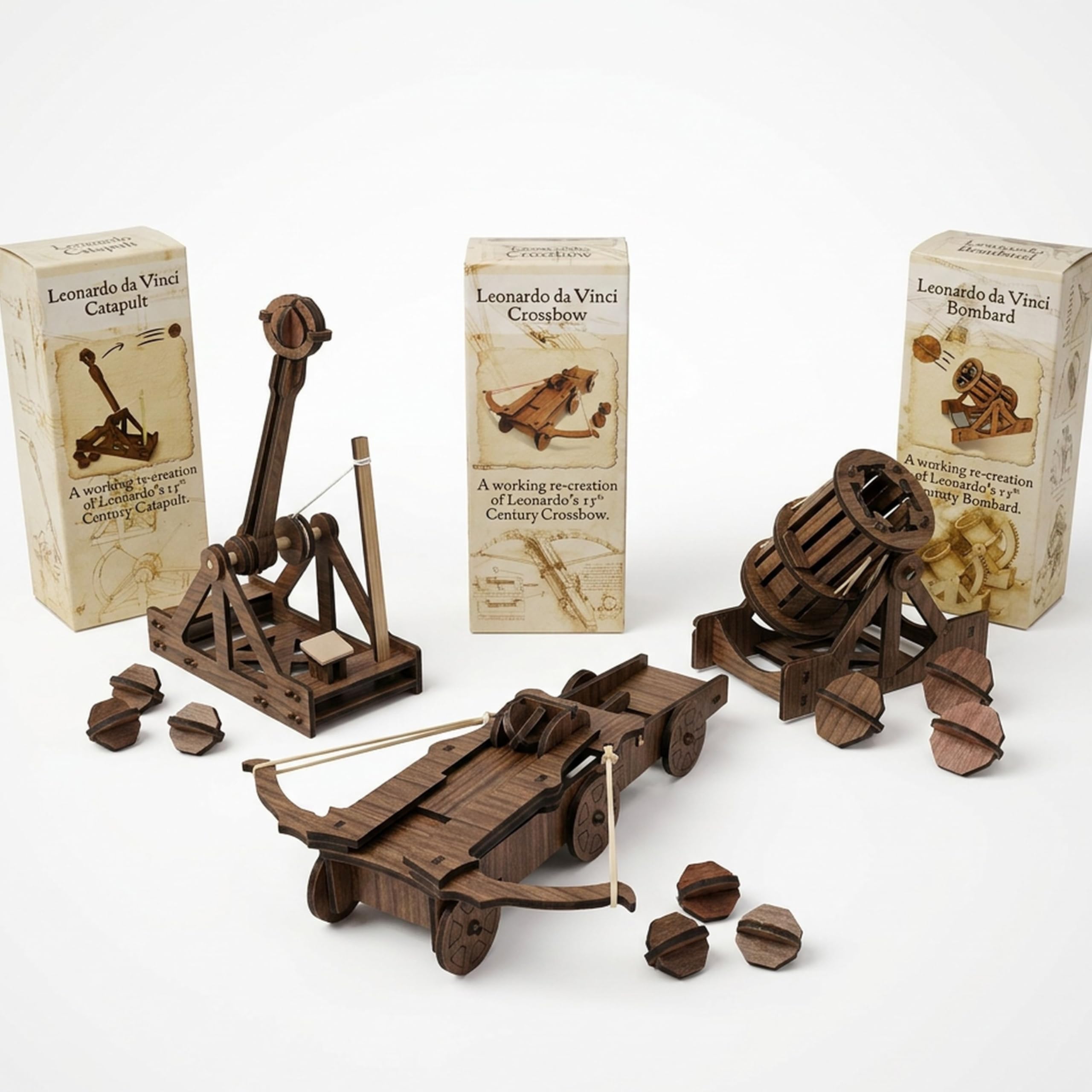Amazon.com: PATHFINDERS Leonardo Da Vinci weapons mini model kits